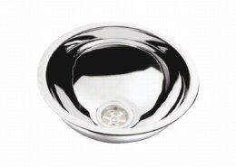 Ronde roestvaststalen kom 260 mm