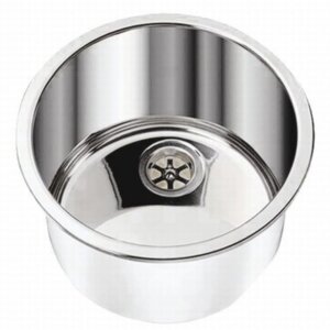 Ronde roestvaststalen wasbak 420 mm