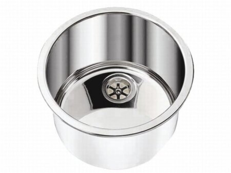 Ronde roestvaststalen wasbak 420 mm