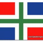 Provincievlag Groningen 20 x 30 cm