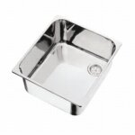 Roestvaststalen wasbak 330 x 330