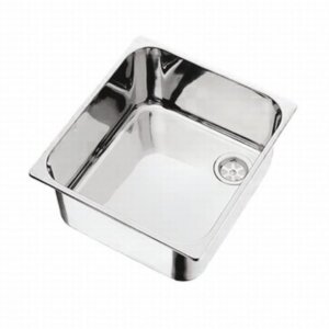Roestvaststalen wasbak 330 x 330