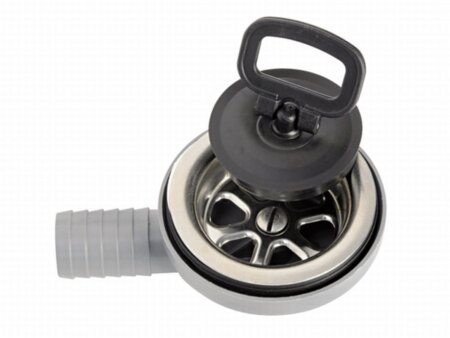 Afvoer voor wasbak haaks 25 mm