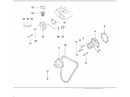 Circulatiepomp Vetus STM1229 voor M2/M3