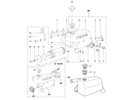 Deksel warmtewisselaar P4, M310, M4.14