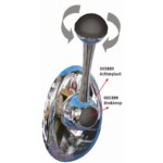 Teleflex motor bediening CH2800 zijmontage, twistgrip