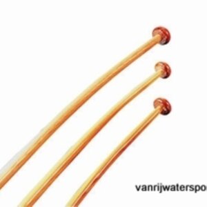 Vlaggenstok recht, diameter 25 mm, 1000 mm