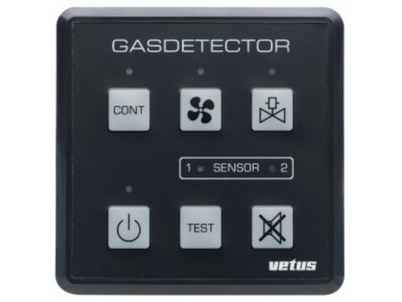 Vetus gasdetector GD1000 met koolmonoxide detectie