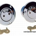 Dekvuldop FUEL 38 mm, messing verchroomd