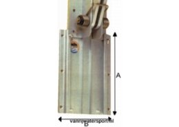 Montage plaat voor afneembare motorstoel