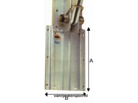 Montage plaat voor afneembare motorstoel