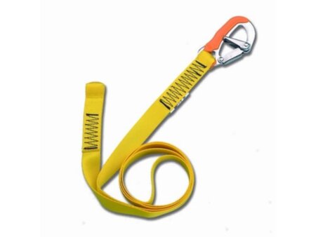 Lifeline met 1 RVS musketonhaak