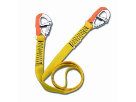 Lifeline met 2 RVS musketonhaken