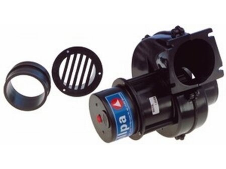 Blower 12V, 280 m³ / h flens montage