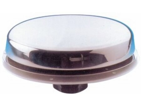 Paddestoel dekventilator 120 mm, RVS 316