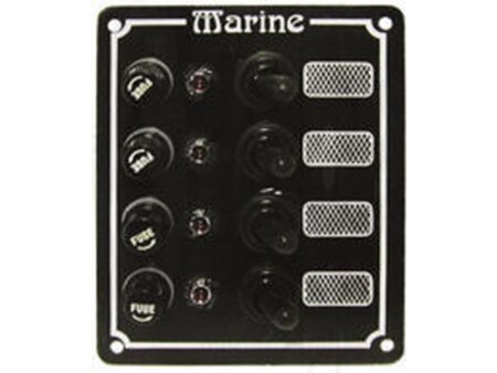 Schakelpaneel 12V, 4 posities