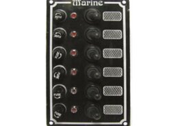 Schakelpaneel 12V, 6 posities