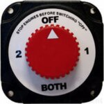 Accu schakelaar 350 A, spatwaterdicht