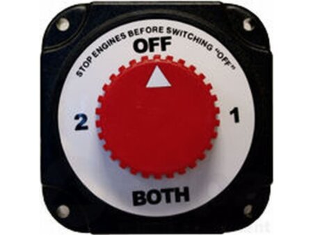 Accu schakelaar 350 A, spatwaterdicht