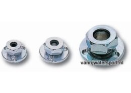 Dekdoorvoer verchroomd, 6 mm