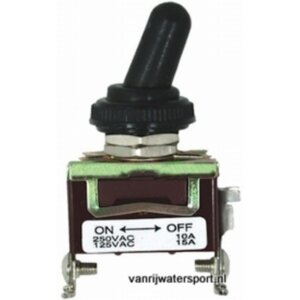 Wipschakelaar 12 volt, waterbestendig