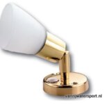 Spot messing verchroomd, LED met schakelaar