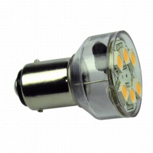 LED lamp BA15D 9/1W WarmWit