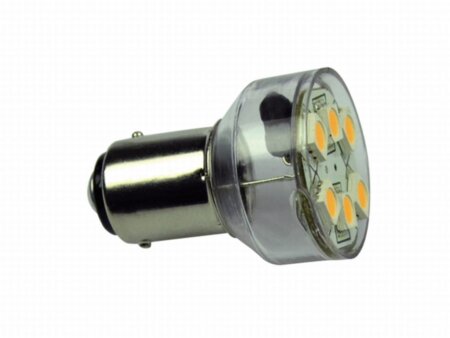 LED lamp BA15D 9/1W WarmWit