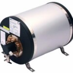 Allpa boiler 22 liter, 1200 watt, rond aluminium