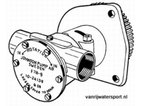 Johnson koelwaterpomp F7B-9