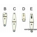 RVS scharnier 103 x 32 model B