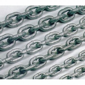 Ankerketting gegalvaniseerd 6 mm, per meter