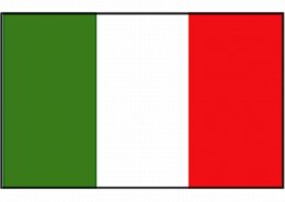 Vlag Italie 30x45