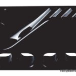 Fenderklem 3 tot 6 mm. zwart