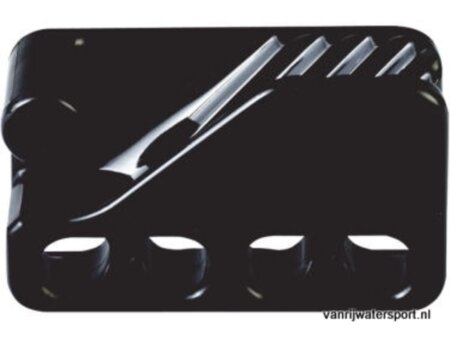 Fenderklem 3 tot 6 mm. zwart