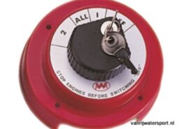 Accukeuze schakelaar met slot