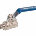 Kogelafsluiter vernikkeld 1/2" bi/bu