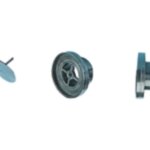 Terugslagklep voor lensplugkoker