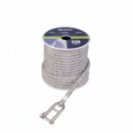 Genua val polyester met rvs D-sluiting, 8 mm
