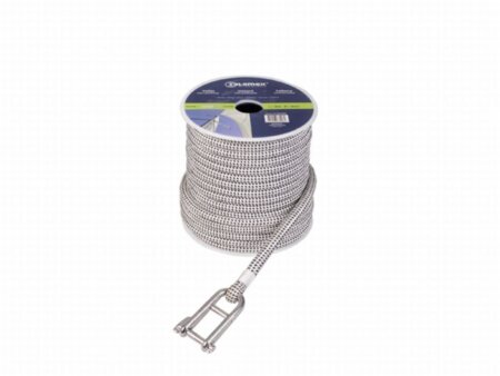Genua val polyester met rvs D-sluiting, 12 mm