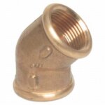 Messing knie 1 1/2"