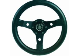 Stuurwiel 310 mm zwart, aluminium/vinyl