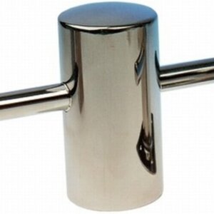 Bolder 70 mm boutmontage, RVS316