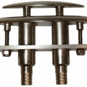Verzinkbare klamp 165 mm RVS