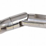 Ankerconnector RVS 316 met dubbele wartel, 10 mm ketting