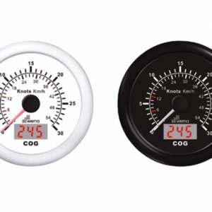 GPS - Snelheid en kompas tot 27 km, zwart