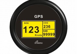 Digitale GPS snelheidsmeter, zwart