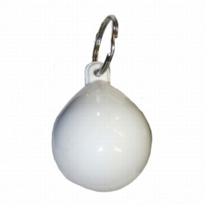 Drijvende sleutelhanger boei wit