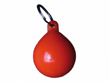 Drijvende sleutelhanger boei oranje