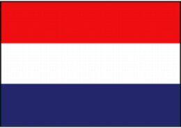 Vlag Nederland, 50 x 75 cm classic rood,wit donkerblauw